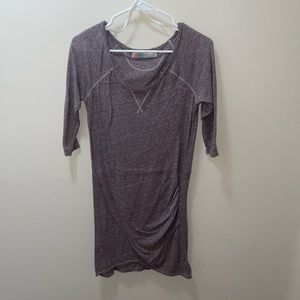 Purple casual dress- size small.